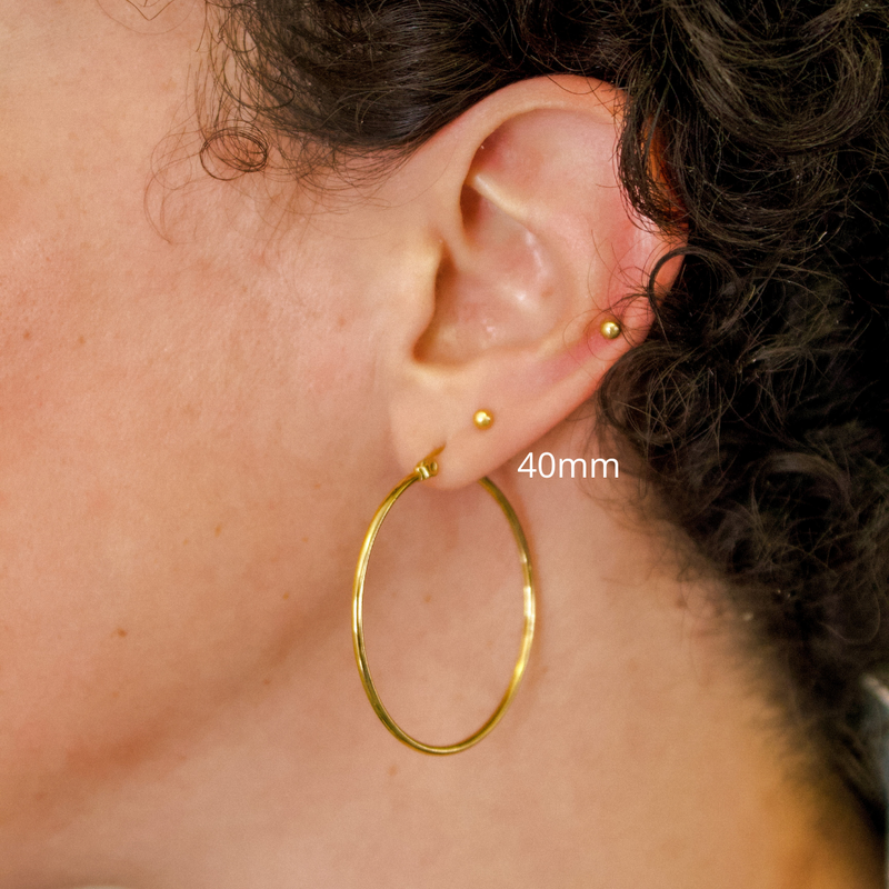 Everyday Hoop Hypoallergenic Earrings