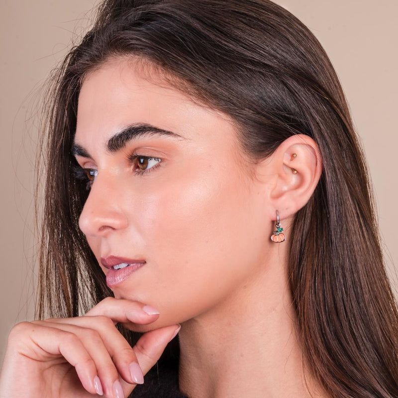 Pumpkin Spice Charm Hoop