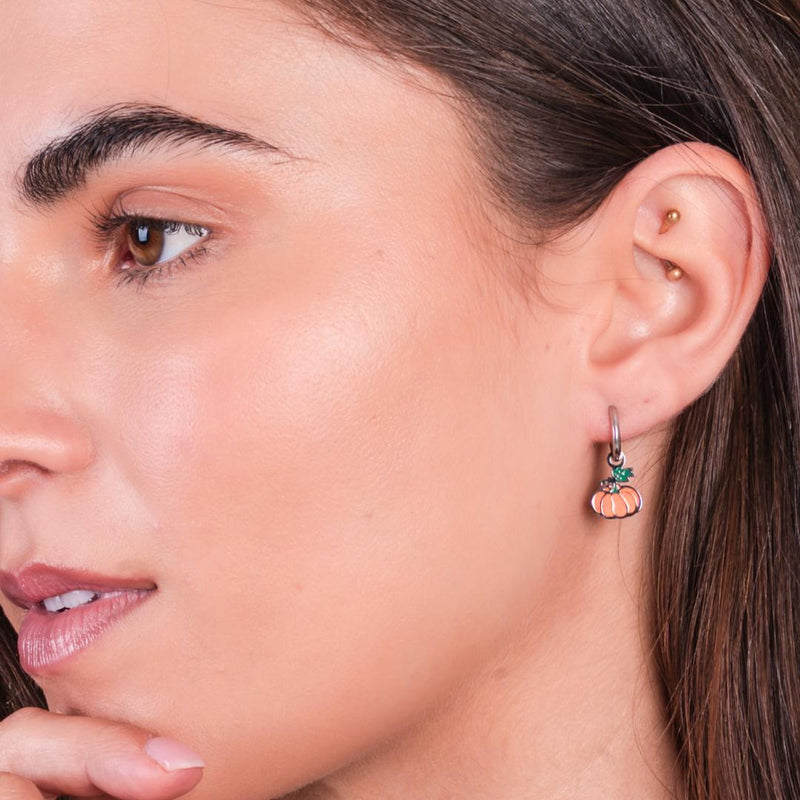 Pumpkin Spice Charm Hoop