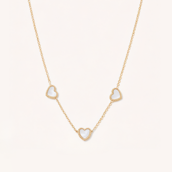 Bead Treat Heart Shimmer Necklace