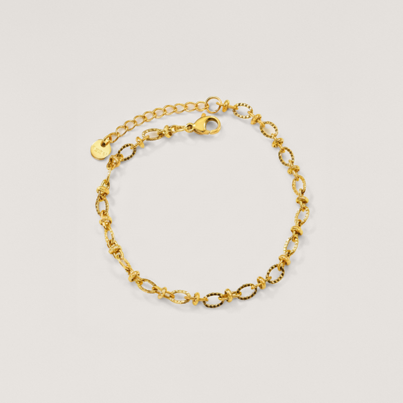 Textured Link Bracelet