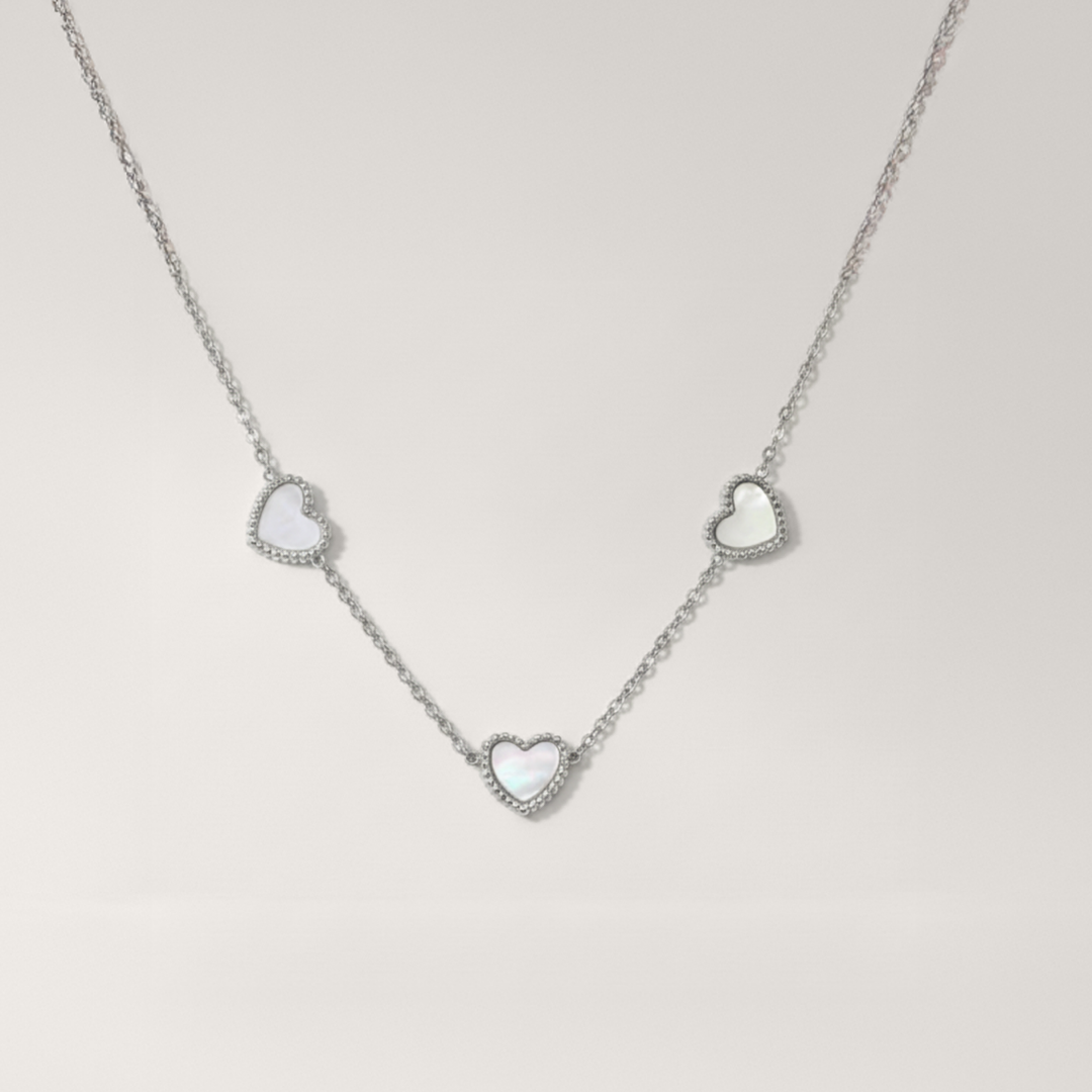 Bead Treat Heart Shimmer Necklace