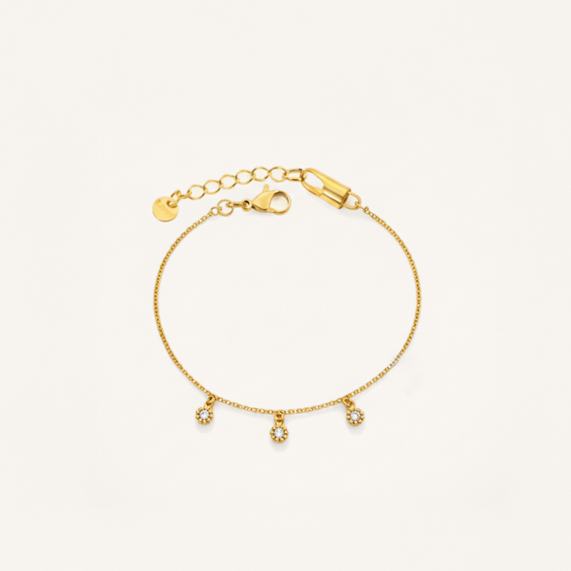 Rope Trim Cubic Zirconia Bracelet