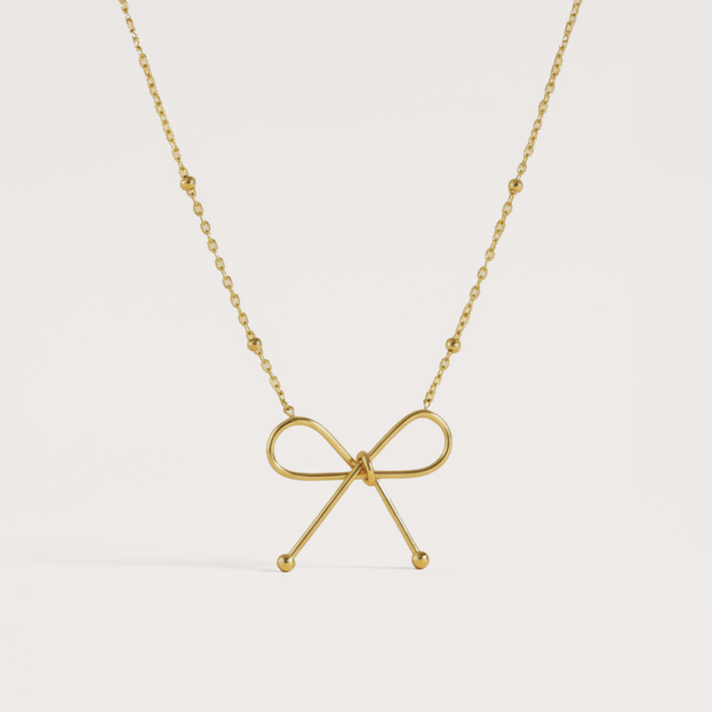 Bow Necklace