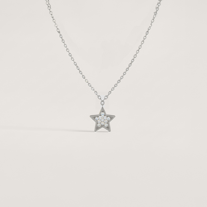 Sparkle Star Charm Necklace