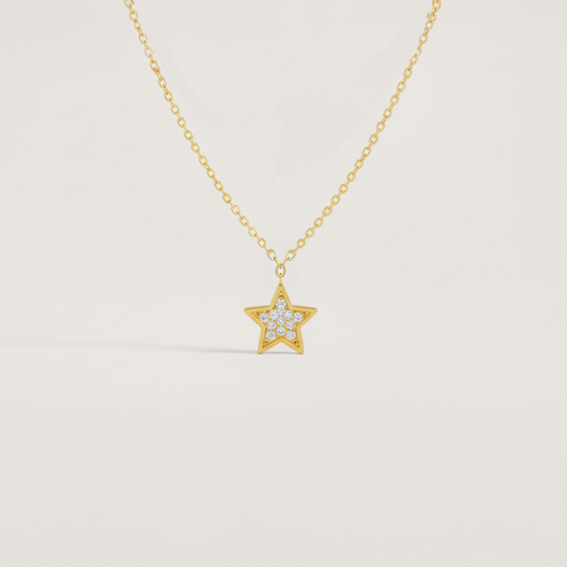 Sparkle Star Charm Necklace