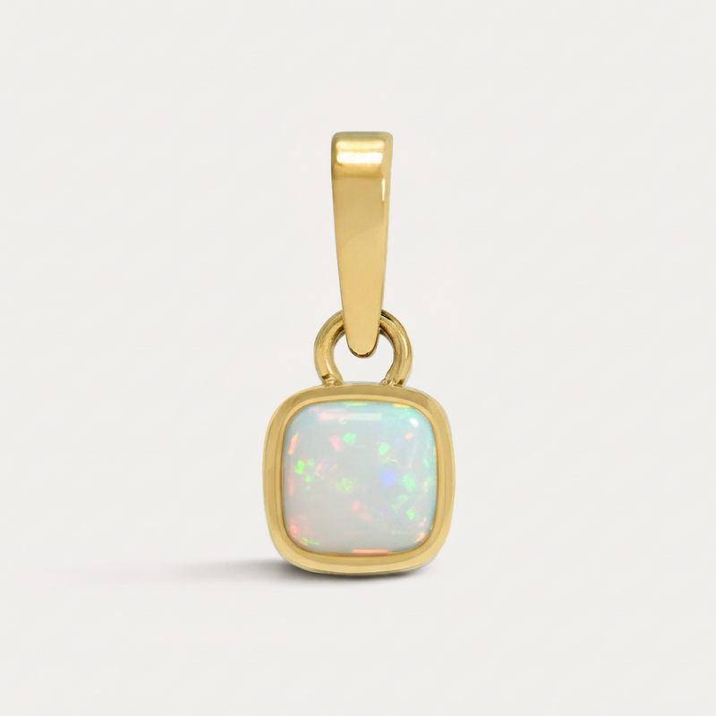 Cushion Birthstone Charm