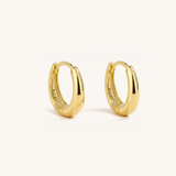 Curved Hoop Earrings