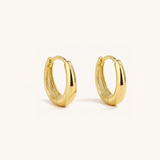 Curved Hoop Earrings