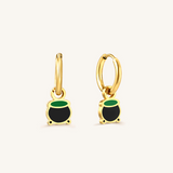 Witch's Potion Hoop Earrings