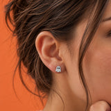Glittering Ghost Flat Back Earrings