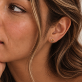 Spooky Swirl Flat Back Earrings