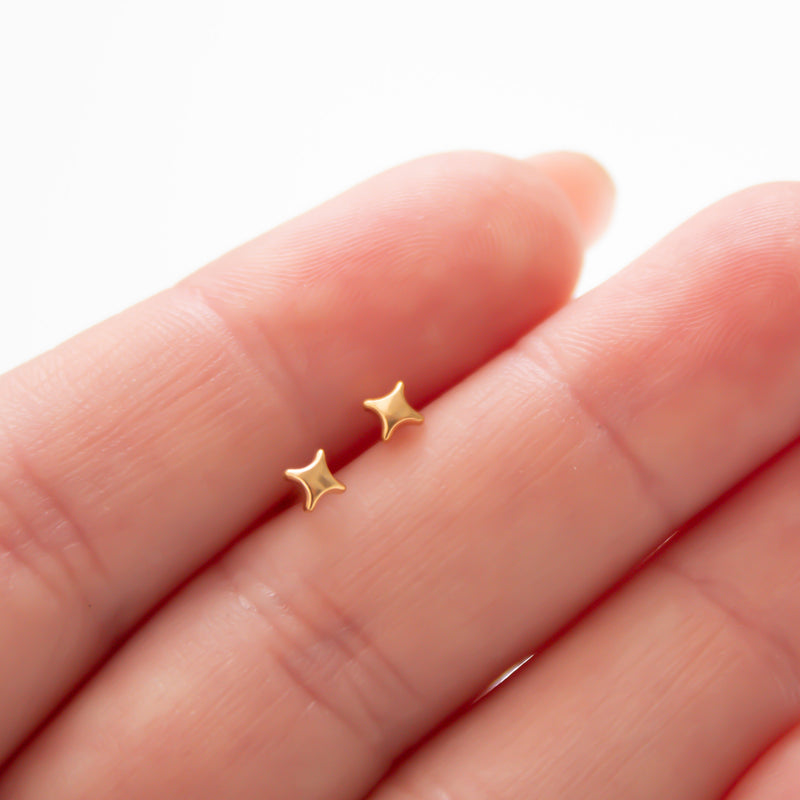 Mini Cosmic Star Hypoallergenic Earrings
