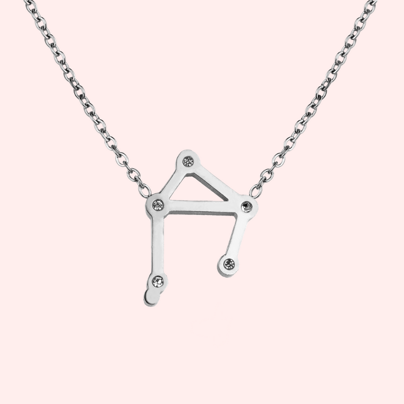 Libra Necklace Silver – ioolajewelry
