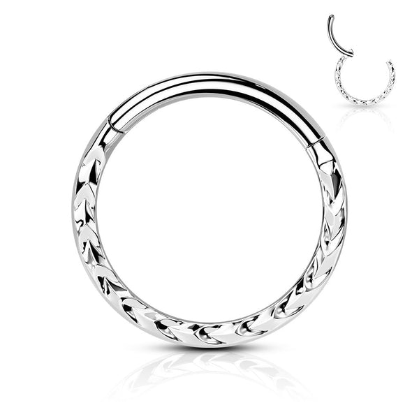 Stainless Steel Chevron Hinged Segment Ring