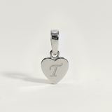Heart Initial Charm