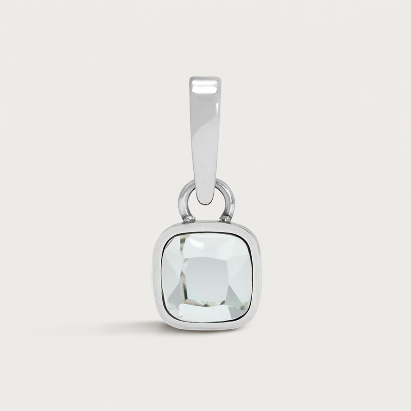 Cushion Birthstone Charm