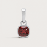 Cushion Birthstone Charm
