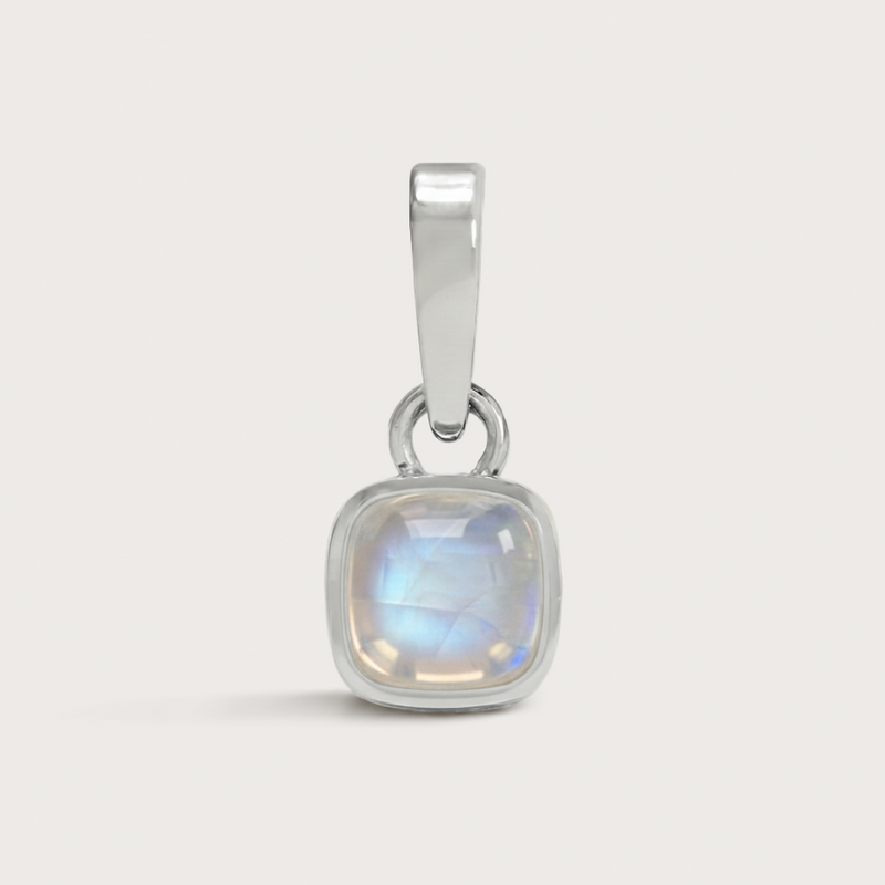 Cushion Birthstone Charm