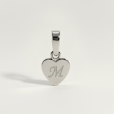 Heart Initial Charm