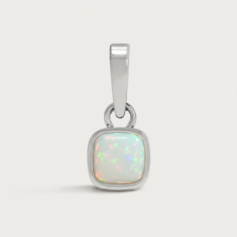 Cushion Birthstone Charm