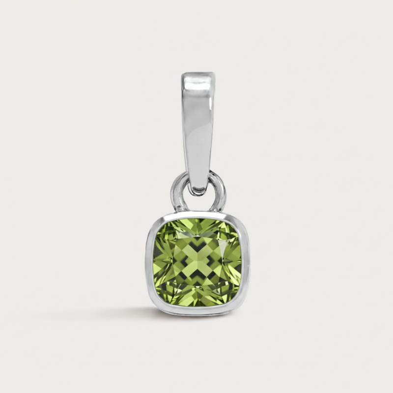 Cushion Birthstone Charm