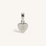 Heart Initial Charm