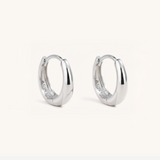 Curved Hoop Earrings