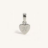 Heart Initial Charm