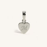 Heart Initial Charm