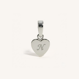 Heart Initial Charm