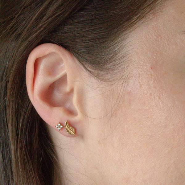 Fern Leaf Hypoallergenic Earrings