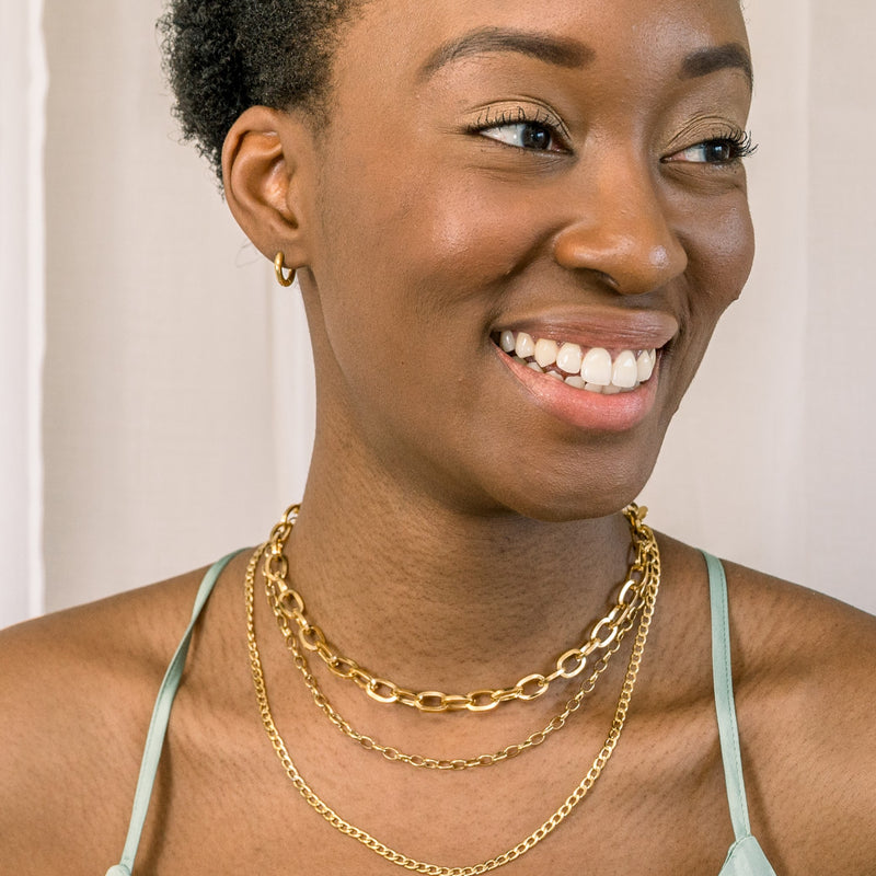 Chunky Rolo Hypoallergenic Necklace