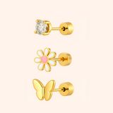 Kids Flat Back Set in Gold - Style 2