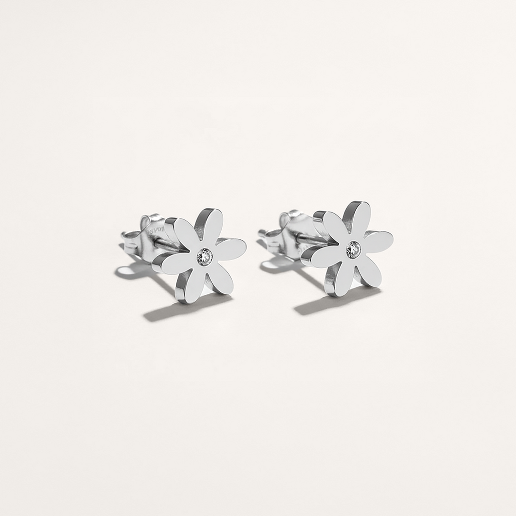 Daisy Stud Hypoallergenic Earrings – Solace Jewellery Ltd®