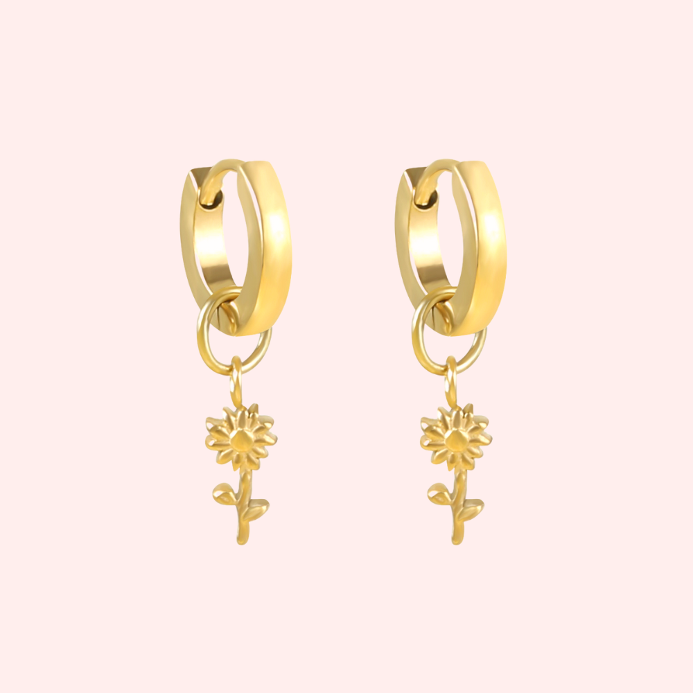 Daisy Hypoallergenic Huggie – Solace Jewellery Ltd®