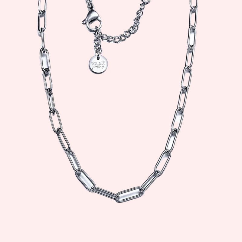 Handmade multi strand paper clip chain necklace | Shop | SilverRipples  Jewellery - Handmade Silver Jewellery