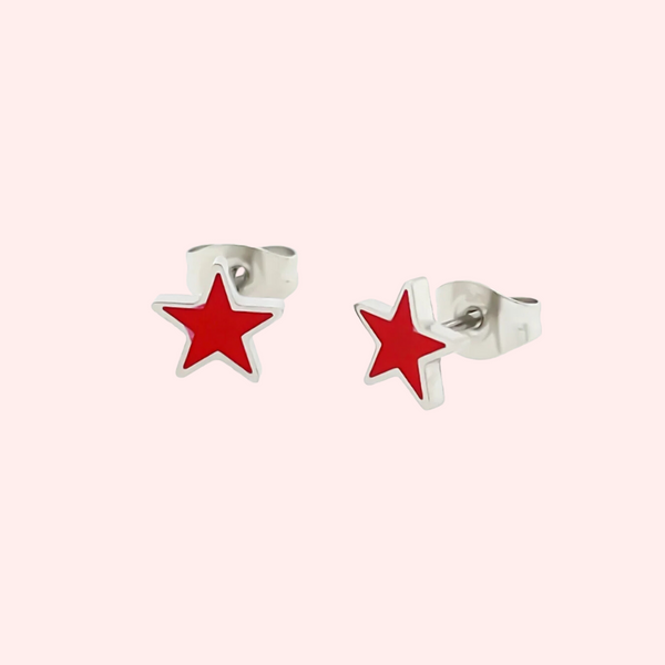 Kids Star Stud Hypoallergenic Earrings