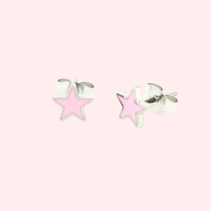 Kids Star Stud Hypoallergenic Earrings