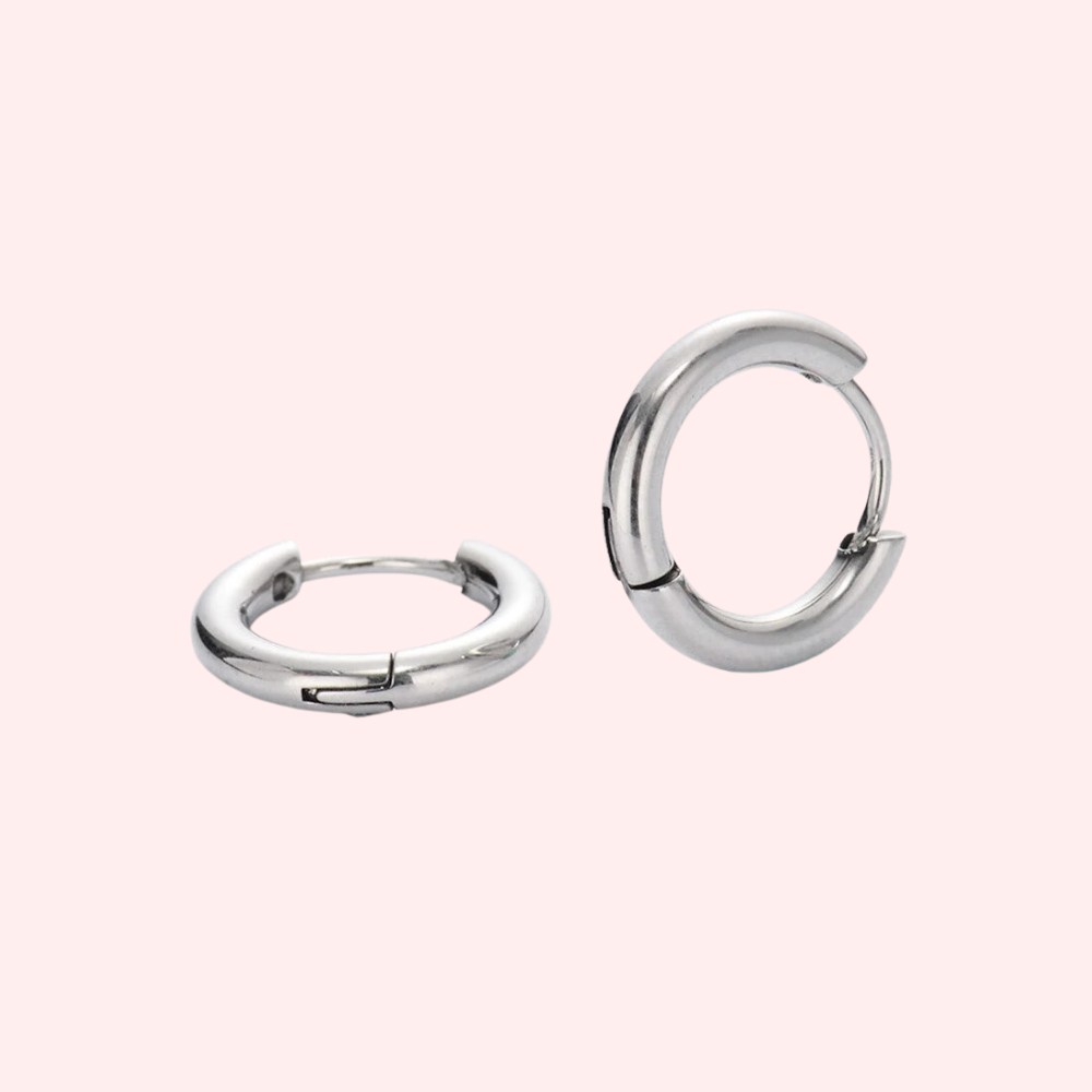 Chunky 2cm Hypoallergenic Hoop Earrings