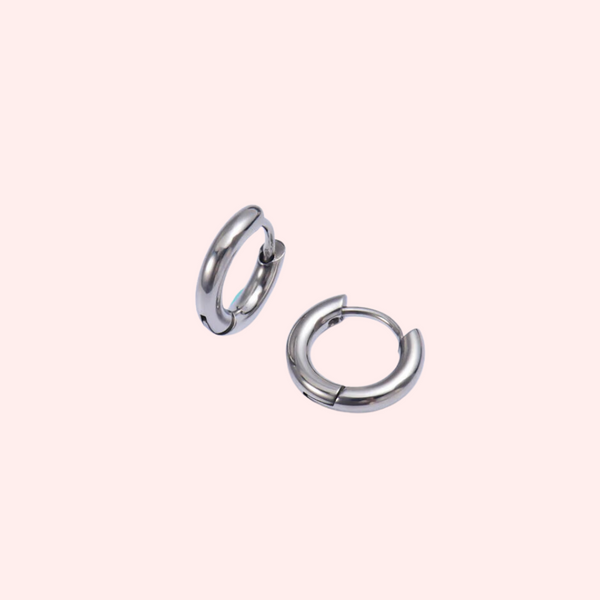 Little 1cm Hypoallergenic Hoop Earrings Solace Jewellery Ltd