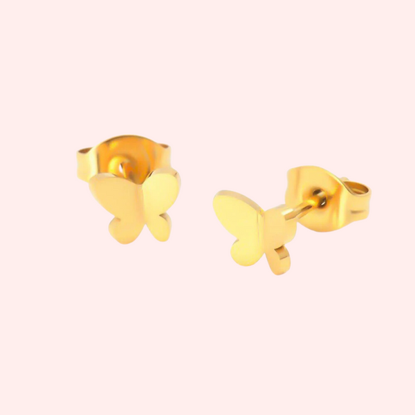 Delicate Butterfly Hypoallergenic Earrings