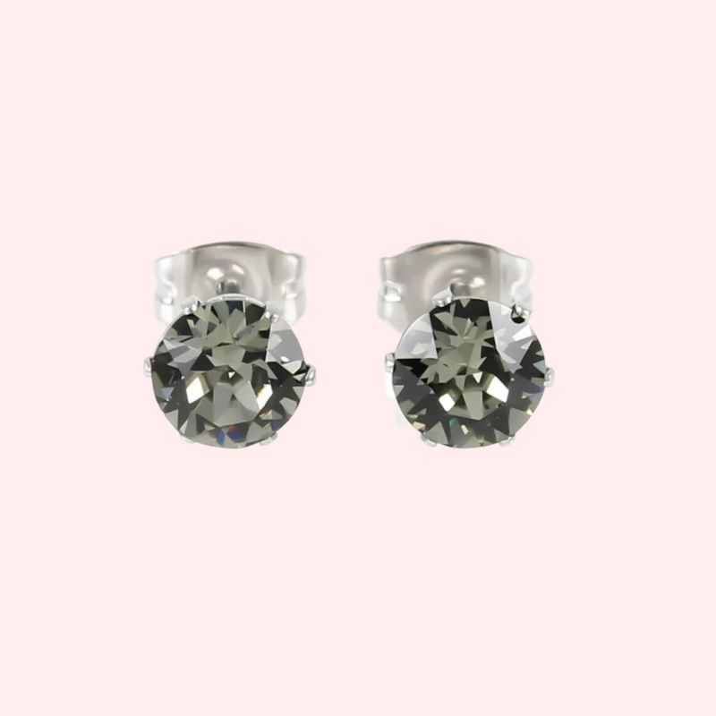 Hypoallergenic diamond stud earrings discount