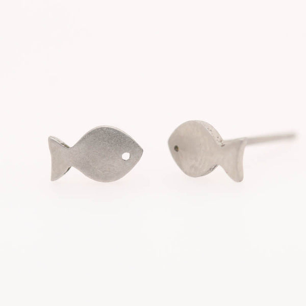 Fish Titanium Hypoallergenic Earrings