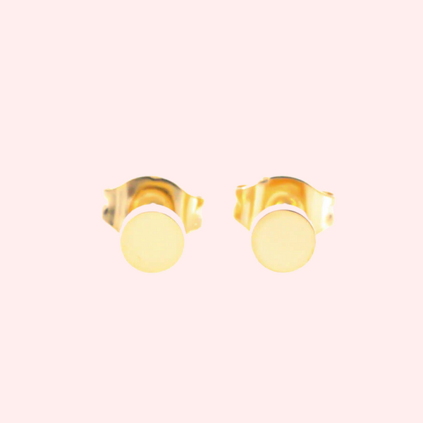 Mini Round Hypoallergenic Earrings