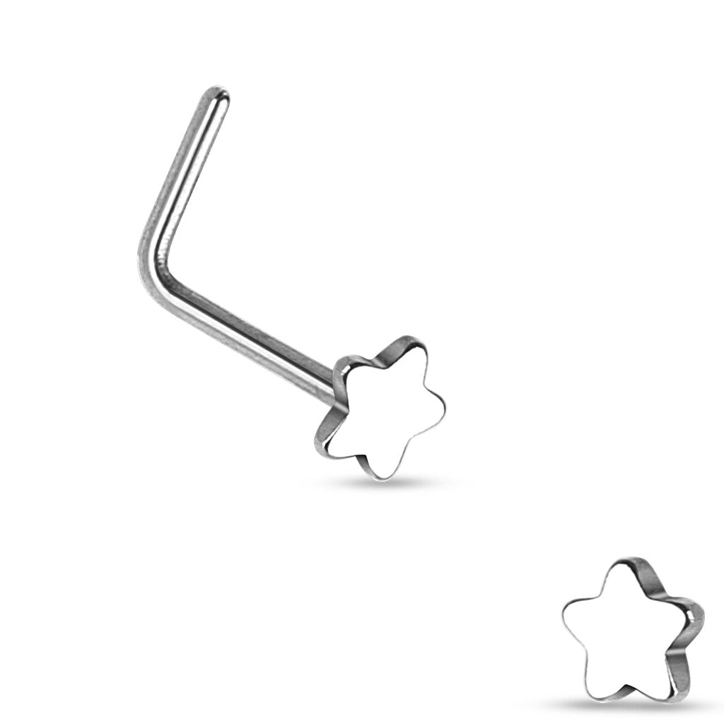justnoserings 14K Solid White Gold or Yellow Gold Nose Ring, Screw, L Bend Stud or Bone. Flower Diamond. Choose Your Gauge 22g 20g 18G & Style justnoserings 14K Solid White Gold or Yellow Gold Nose Ring, Screw, L Bend Stud or Bone. Flower Diamond. Choose Your Gauge 22g 20g 18G & Style