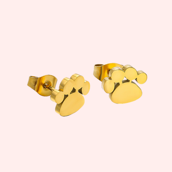 Paw print hot sale cartilage earrings