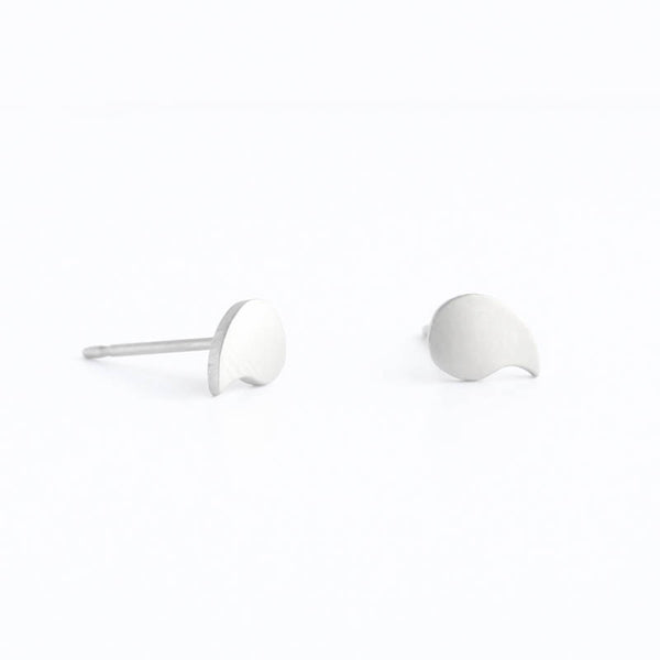 Drop Shape Titanium Hypoallergenic Stud Earrings