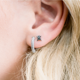 Mini Double Star Hypoallergenic Earrings