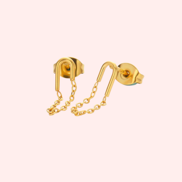 Chain Drop Hypoallergenic Earrings